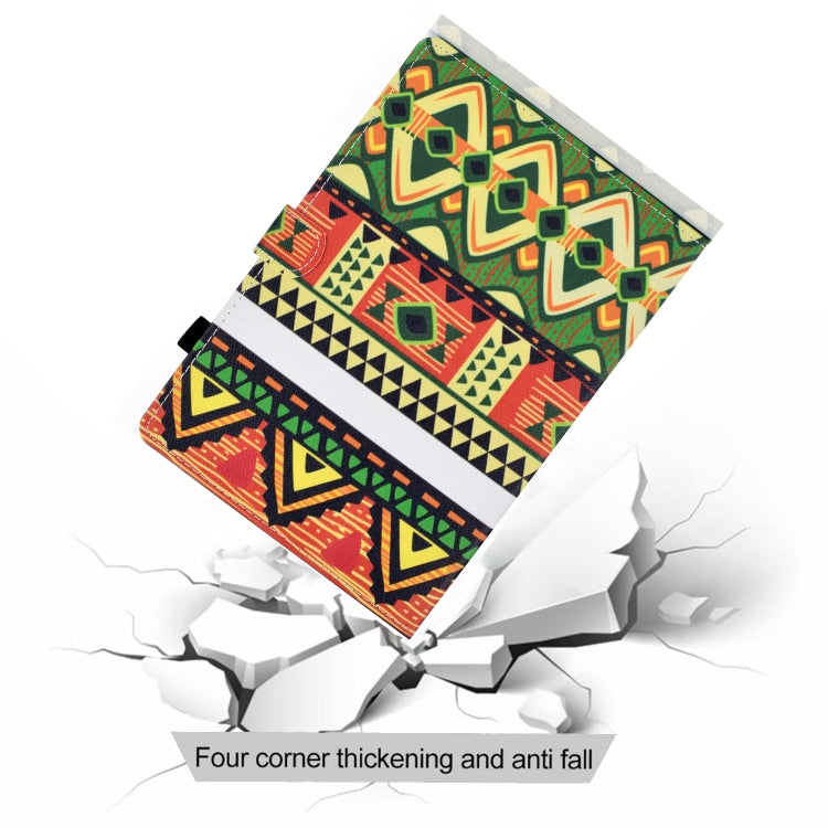 For iPad Pro 11 2020 Sewing Thread TPU Left and Right Flat Leather Tablet Case with Sleep Function & Card Slot & Buckle Anti-skid Strip and Pen Cover(Democratic Style) - iPad Pro 11 (2020) Cases by buy2fix | Online Shopping UK | buy2fix
