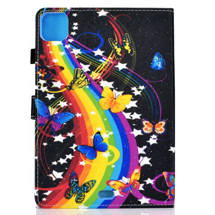 For iPad Pro 11 2020 Sewing Thread TPU Left and Right Flat Leather Tablet Case with Sleep Function & Card Slot & Buckle Anti-skid Strip and Pen Cover(Music Disc) - iPad Pro 11 (2020) Cases by buy2fix | Online Shopping UK | buy2fix