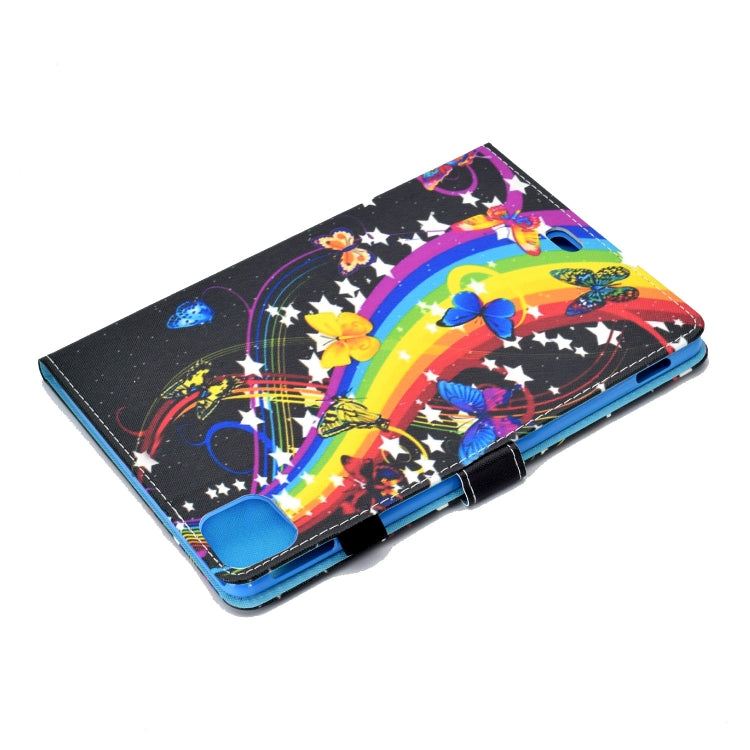 For iPad Pro 11 2020 Sewing Thread TPU Left and Right Flat Leather Tablet Case with Sleep Function & Card Slot & Buckle Anti-skid Strip and Pen Cover(Music Disc) - iPad Pro 11 (2020) Cases by buy2fix | Online Shopping UK | buy2fix