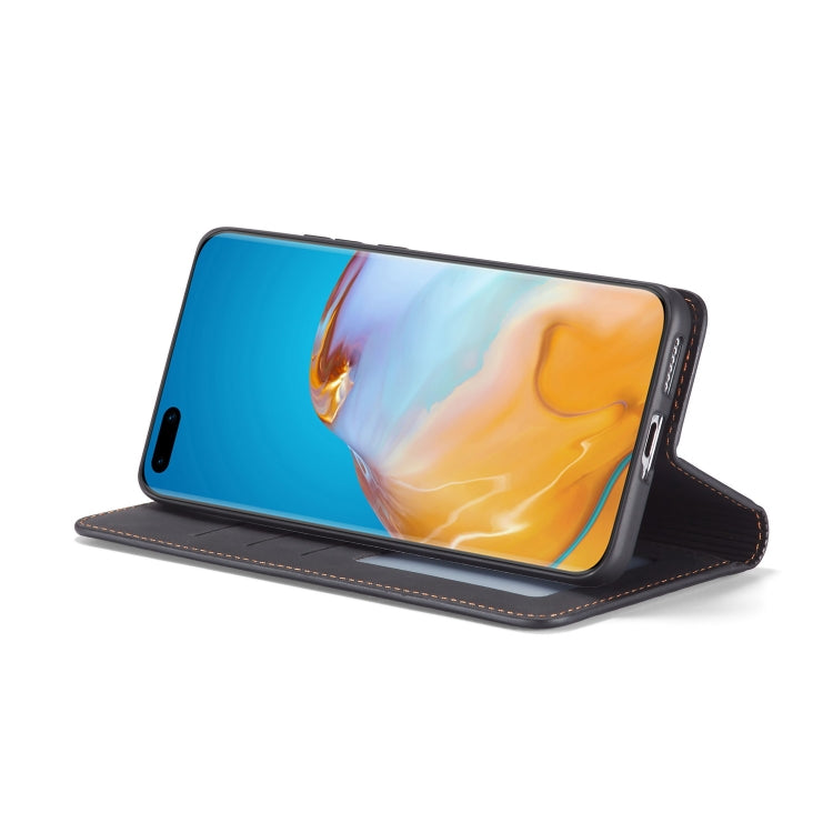 For Huawei P40 Pro / P40 Forwenw Dream Series Oil Edge Strong Magnetism Horizontal Flip Leather Case with Holder & Card Slots & Wallet & Photo Frame(Black) - Huawei Cases by Forwenw | Online Shopping UK | buy2fix