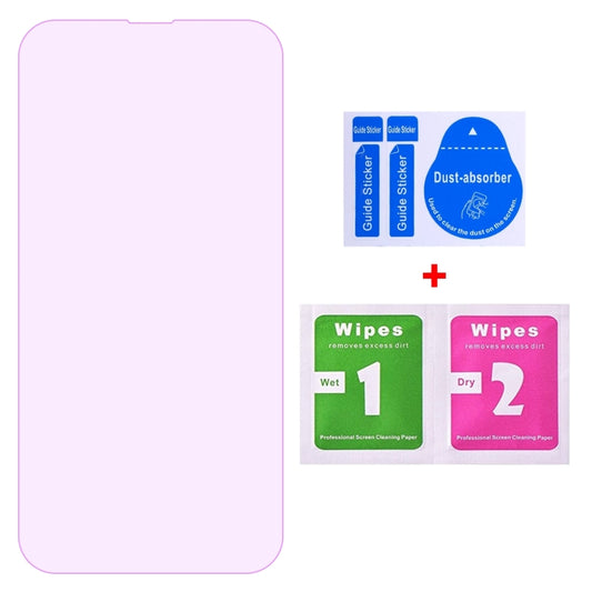 For iPhone 16e / 13 / 13 Pro Purple Light Eye Protection Tempered Glass Film - iPhone 13 Pro Tempered Glass by DIYLooks | Online Shopping UK | buy2fix