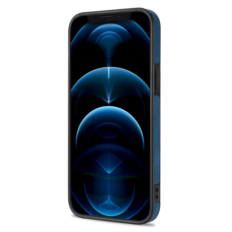 For iPhone 11 N.BEKUS Vertical Flip Card Slot RFID Phone Case (Blue) - iPhone 11 Cases by N.BEKUS | Online Shopping UK | buy2fix