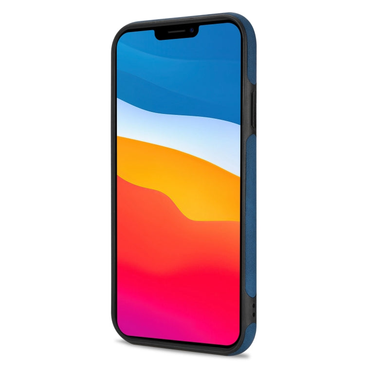For iPhone XS Max N.BEKUS Vertical Flip Card Slot RFID Phone Case(Blue) - More iPhone Cases by N.BEKUS | Online Shopping UK | buy2fix