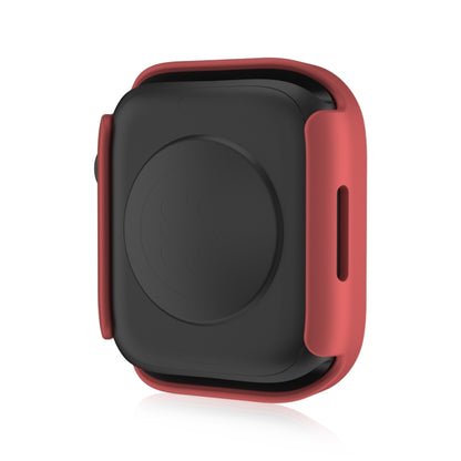 Life Waterproof Frosted 2 in 1 PC Frame + Tempered Glass Protective Case For Apple Watch Series 6 / 5 / 4 / SE 40mm(Red) by buy2fix