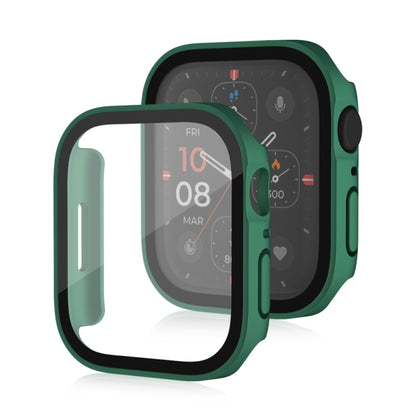 Life Waterproof Frosted 2 in 1 PC Frame + Tempered Glass Protective Case For Apple Watch Series 6 / 5 / 4 / SE 40mm(Green) by buy2fix