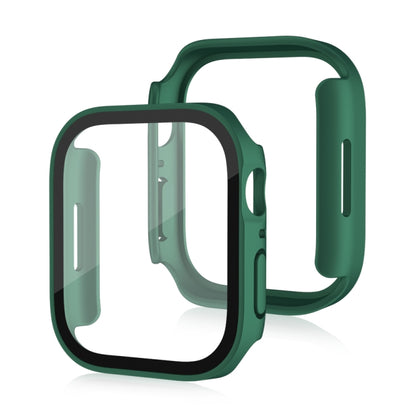 Life Waterproof Frosted 2 in 1 PC Frame + Tempered Glass Protective Case For Apple Watch Series 6 / 5 / 4 / SE 40mm(Green) by buy2fix