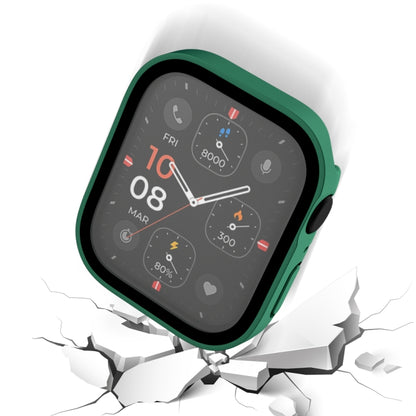 Life Waterproof Frosted 2 in 1 PC Frame + Tempered Glass Protective Case For Apple Watch Series 6 / 5 / 4 / SE 40mm(Green) by buy2fix