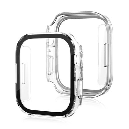 Life Waterproof Frosted 2 in 1 PC Frame + Tempered Glass Protective Case For Apple Watch Series 6 / 5 / 4 / SE 40mm(Transparent) by buy2fix