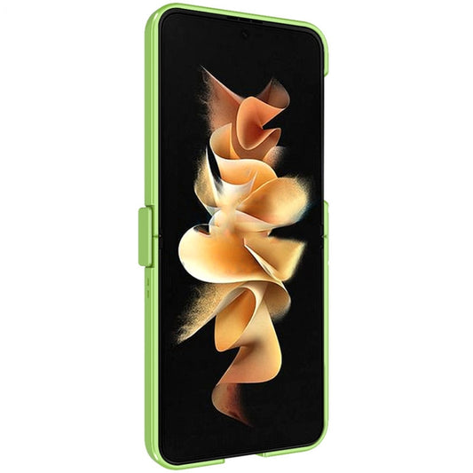 For Samsung Galaxy Z Flip4 5G IMAK JS-3 Series Colorful Vertical Stripe PC Case(Green) by imak