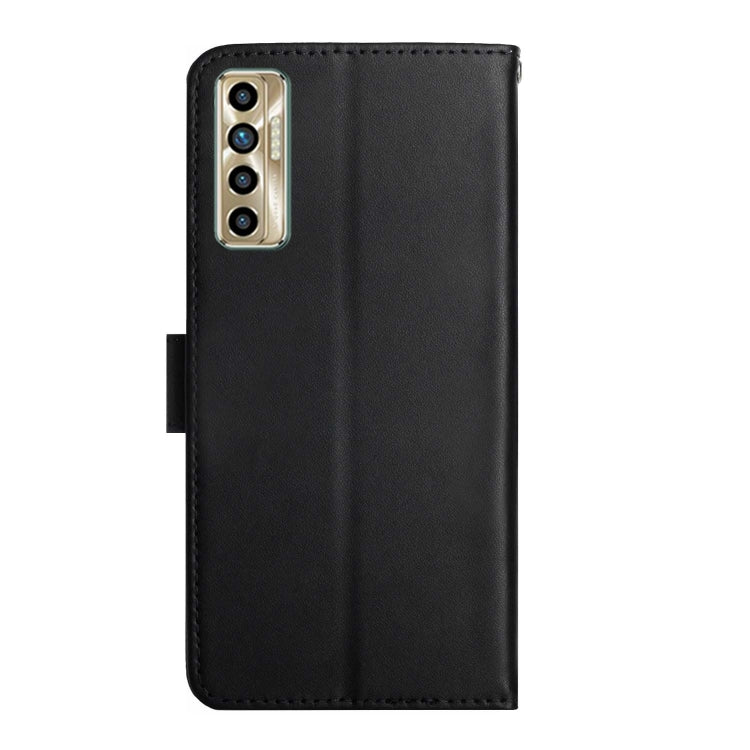 For Tecno Camon 17P Genuine Leather Fingerprint-proof Horizontal Flip Phone Case(Black) - Tecno Cases by buy2fix | Online Shopping UK | buy2fix