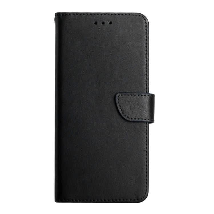 For Tecno Camon 19 4G Genuine Leather Fingerprint-proof Horizontal Flip Phone Case(Black) - Tecno Cases by buy2fix | Online Shopping UK | buy2fix