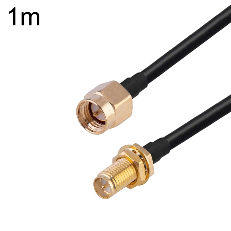 SMA Male to SMA Female RG174 RF Coaxial Adapter Cable, Length: 1m by buy2fix