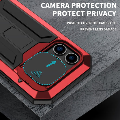 For iPhone 14 Pro R-JUST Shockproof Life Waterproof Dust-proof Case(Red) - iPhone 14 Pro Cases by R-JUST | Online Shopping UK | buy2fix