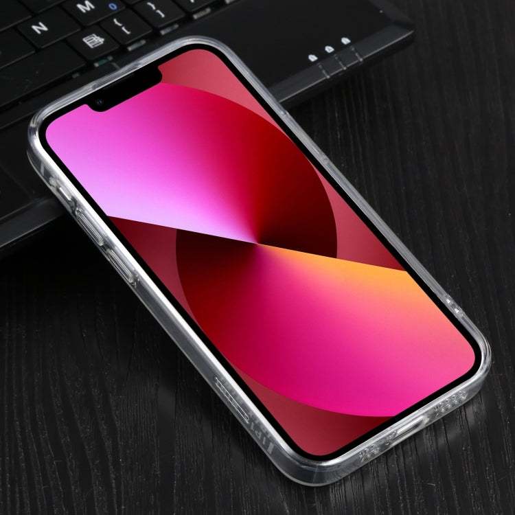 For iPhone 14 TPU Shockproof Protective Magnetic Magsafe Case (Transparent) by buy2fix