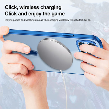 For iPhone 14 Classic Electroplating Magsafe Phone Case (Transparent) by buy2fix