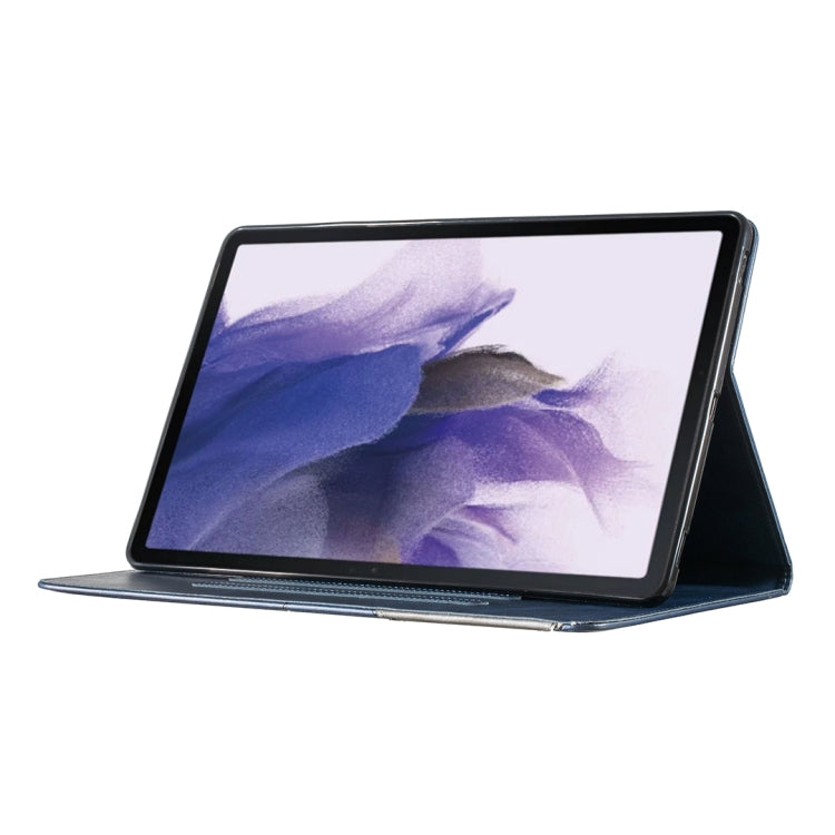 For Samsung Galaxy Tab S7 FE/Tab S7+/Tab S8+ Prismatic Leather Tablet Case(Blue) by buy2fix