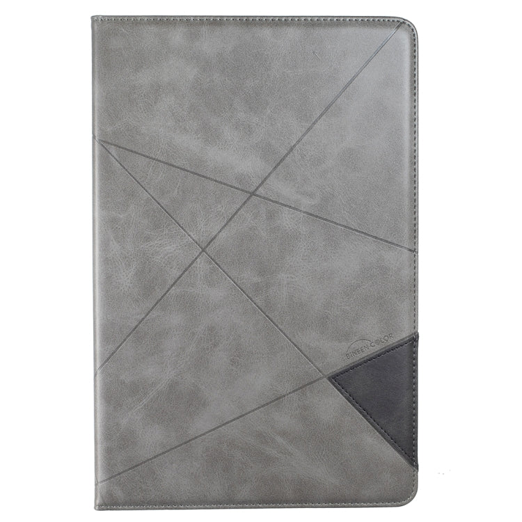 For Samsung Galaxy Tab S7 FE/Tab S7+/Tab S8+ Prismatic Leather Tablet Case(Grey) by buy2fix