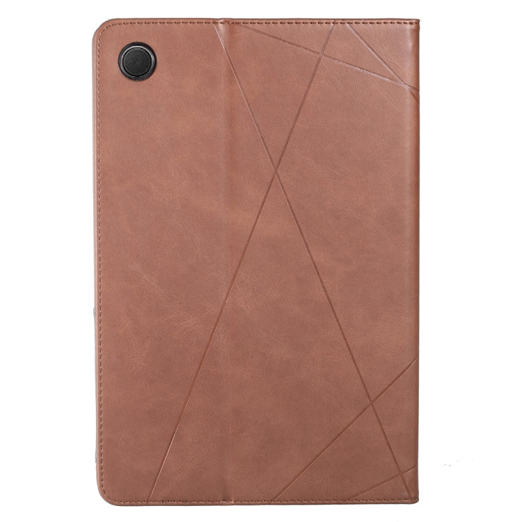 For Samsung Galaxy Tab A8 10.5 2021 SM-X200/X205 Prismatic Leather Tablet Case(Brown) - Other Galaxy Tab PC by buy2fix | Online Shopping UK | buy2fix