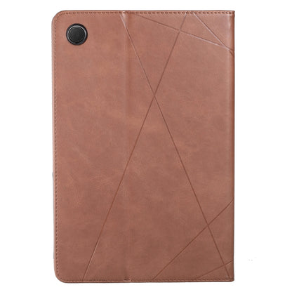 For Samsung Galaxy Tab A8 10.5 2021 SM-X200/X205 Prismatic Leather Tablet Case(Brown) - Other Galaxy Tab PC by buy2fix | Online Shopping UK | buy2fix