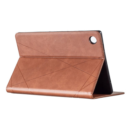For Samsung Galaxy Tab A8 10.5 2021 SM-X200/X205 Prismatic Leather Tablet Case(Brown) - Other Galaxy Tab PC by buy2fix | Online Shopping UK | buy2fix