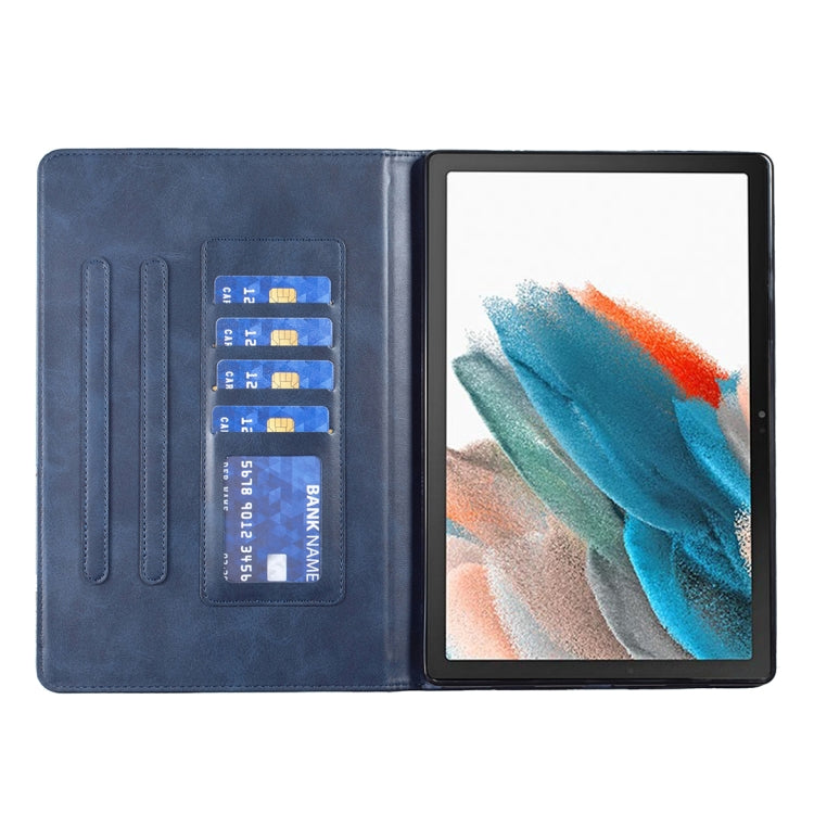 For Samsung Galaxy Tab A8 10.5 2021 SM-X200/X205 Prismatic Leather Tablet Case(Blue) - Other Galaxy Tab PC by buy2fix | Online Shopping UK | buy2fix