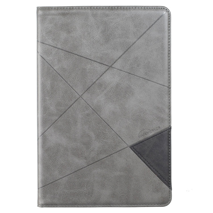 For Samsung Galaxy Tab A8 10.5 2021 SM-X200/X205 Prismatic Leather Tablet Case(Grey) - Other Galaxy Tab PC by buy2fix | Online Shopping UK | buy2fix