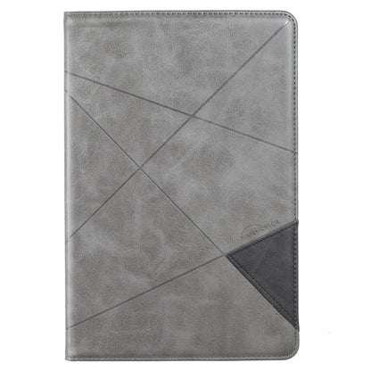 For Samsung Galaxy Tab A8 10.5 2021 SM-X200/X205 Prismatic Leather Tablet Case(Grey) - Other Galaxy Tab PC by buy2fix | Online Shopping UK | buy2fix