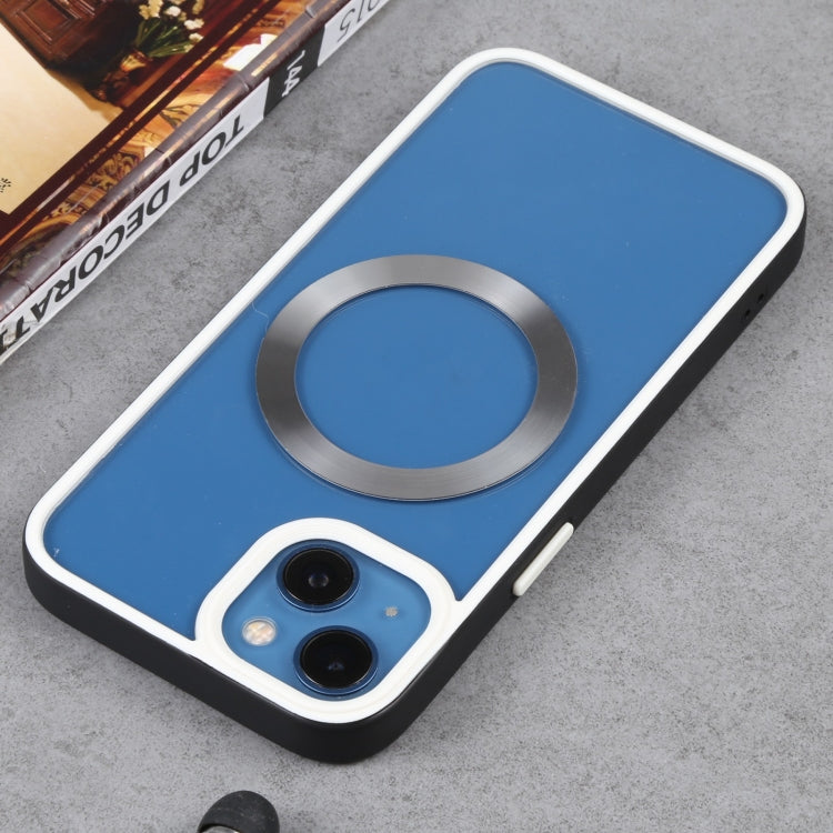 For iPhone 11 Two-color Shield MagSafe TPU + PC Phone Case (Black) by buy2fix