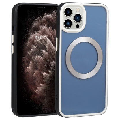 For iPhone 11 Pro Two-color Shield MagSafe TPU + PC Phone Case(Black) by buy2fix