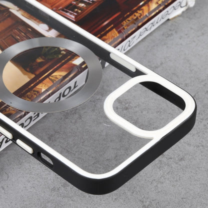 For iPhone 11 Pro Two-color Shield MagSafe TPU + PC Phone Case(Black) by buy2fix