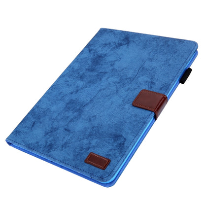 For iPad Pro 11 (2020) & (2018) Marble Style Cloth Texture Tablet PC Protective Leather Case with Bracket & Card Slot & Photo Holder(Blue) - iPad Pro 11 (2018) Cases by buy2fix | Online Shopping UK | buy2fix