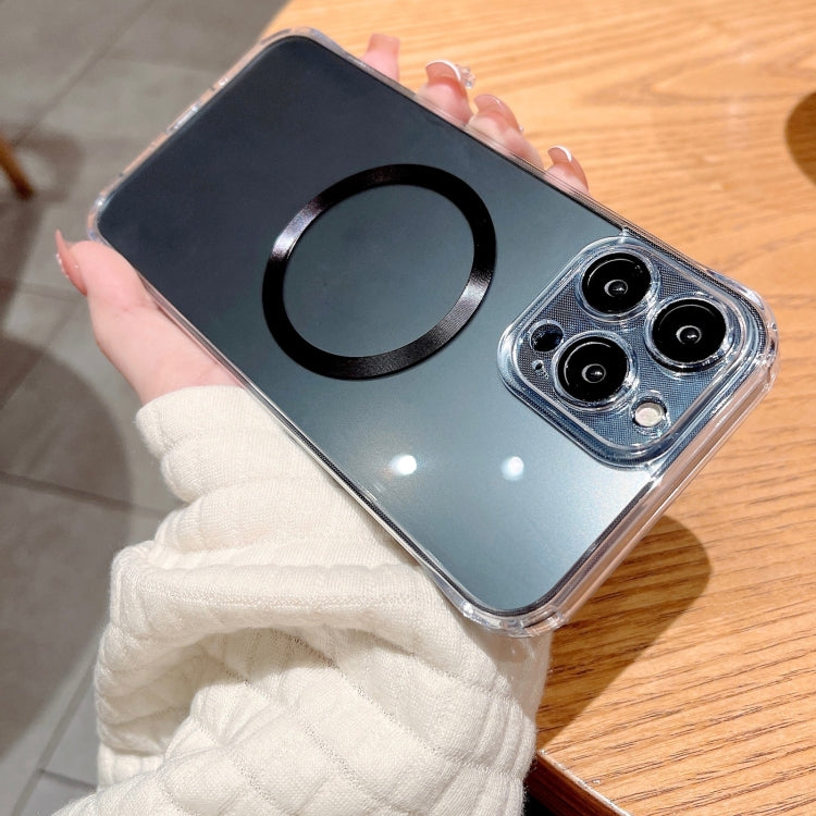 For iPhone 14 Frameless Glass CD MagSafe Case (Black) by buy2fix