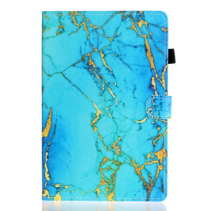 For iPad Pro 11 inch 2020 Painted Left and Right Flat Leather Tablet Case with Sleep Function & Card Slot & Buckle Anti-skid Strip and Bracket(Gold Plated Marble) - iPad Pro 11 (2020) Cases by buy2fix | Online Shopping UK | buy2fix