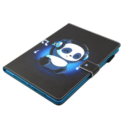For iPad Pro 11 (2020) & (2018) Painted Pattern Tablet PC Protective Leather Case with Bracket & Card Slot & Photo Holder(Music Panda) - iPad Pro 11 (2018) Cases by buy2fix | Online Shopping UK | buy2fix