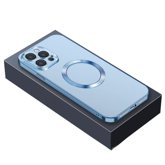 For iPhone 14 Plus Nebula Series MagSafe Phone Case (Sierra Blue) - iPhone 14 Plus Cases by buy2fix | Online Shopping UK | buy2fix