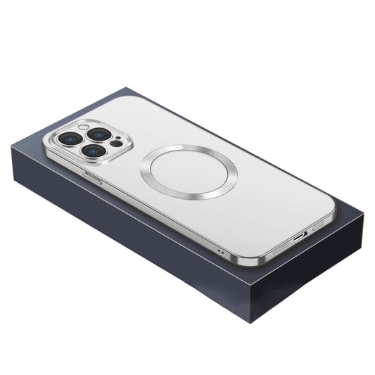 For iPhone 14 Plus Nebula Series MagSafe Phone Case (Silver) - iPhone 14 Plus Cases by buy2fix | Online Shopping UK | buy2fix