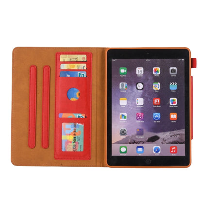 For iPad Pro 11 (2020) & (2018) Big Metal Button Business Tablet PC Protective Leather Case with Bracket & Card Slot & Photo Holder & Wallet(Red) - iPad Pro 11 (2018) Cases by buy2fix | Online Shopping UK | buy2fix
