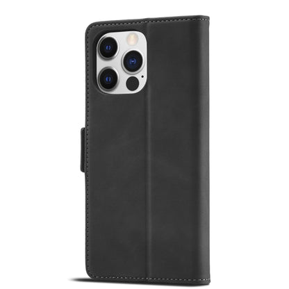 For iPhone 14 Pro Forwenw Dual-side Buckle Leather Phone Case(Black) - iPhone 14 Pro Cases by Forwenw | Online Shopping UK | buy2fix