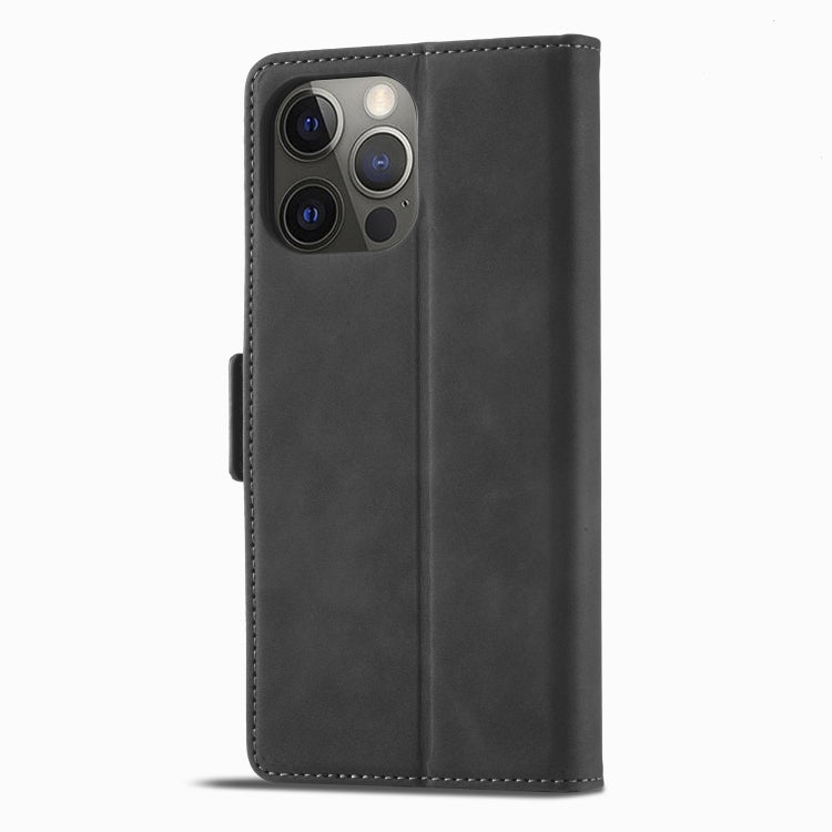 For iPhone 13 Pro Forwenw Dual-side Buckle Leather Phone Case (Black) - iPhone 13 Pro Cases by Forwenw | Online Shopping UK | buy2fix