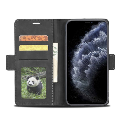 For iPhone 11 Pro Forwenw Dual-side Buckle Leather Phone Case (Black) - iPhone 11 Pro Cases by Forwenw | Online Shopping UK | buy2fix