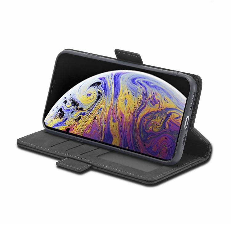 For iPhone X / XS Forwenw Dual-side Buckle Leather Phone Case(Black) - More iPhone Cases by Forwenw | Online Shopping UK | buy2fix