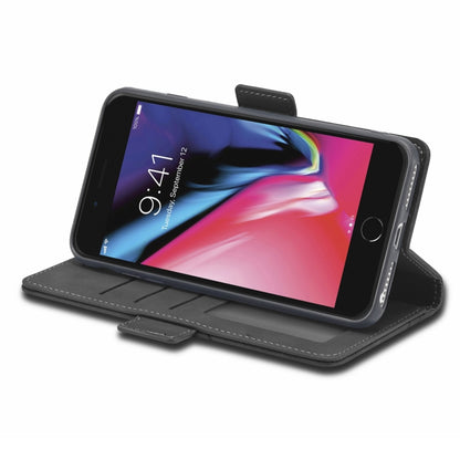 For iPhone SE 2022 / SE 2020 / 8 / 7 Forwenw Dual-side Buckle Leather Phone Case(Black) - iPhone SE 2022 / 2020 / 8 / 7 Cases by Forwenw | Online Shopping UK | buy2fix