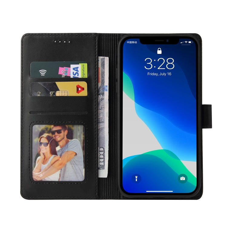 For iPhone 13 Pro GQUTROBE Skin Feel Magnetic Leather Phone Case (Black) - iPhone 13 Pro Cases by GQUTROBE | Online Shopping UK | buy2fix