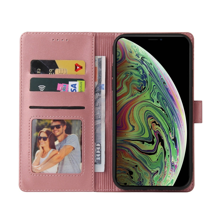 For iPhone XS Max GQUTROBE Skin Feel Magnetic Leather Phone Case(Rose Gold) - More iPhone Cases by GQUTROBE | Online Shopping UK | buy2fix