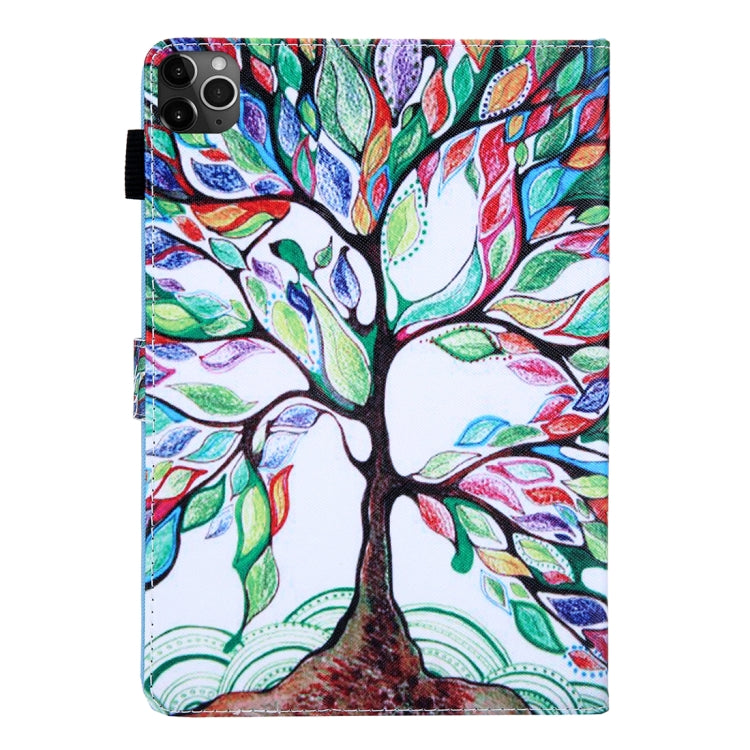 For iPad Pro 11 (2020) & (2018) Painted Pattern Tablet PC Protective Leather Case with Bracket & Card Slot & Photo Holder(Life Tree) - iPad Pro 11 (2018) Cases by buy2fix | Online Shopping UK | buy2fix