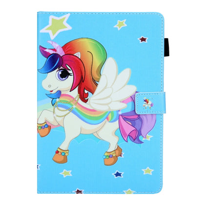 For iPad Pro 11 (2020) & (2018) Painted Pattern Tablet PC Protective Leather Case with Bracket & Card Slot & Photo Holder(Star Unicorn) - iPad Pro 11 (2018) Cases by buy2fix | Online Shopping UK | buy2fix