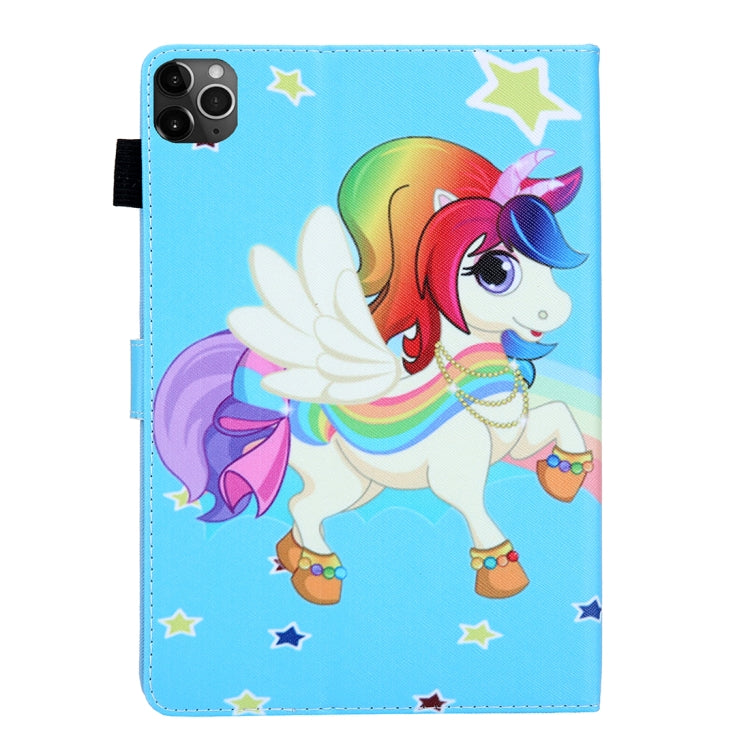 For iPad Pro 11 (2020) & (2018) Painted Pattern Tablet PC Protective Leather Case with Bracket & Card Slot & Photo Holder(Star Unicorn) - iPad Pro 11 (2018) Cases by buy2fix | Online Shopping UK | buy2fix