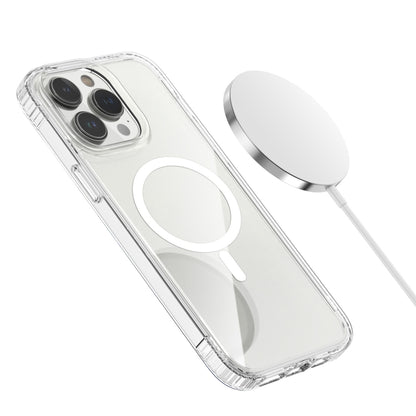 For iPhone 14 Pro Max MagSafe Magnetic Phone Case(Transparent) - iPhone 14 Pro Max Cases by buy2fix | Online Shopping UK | buy2fix