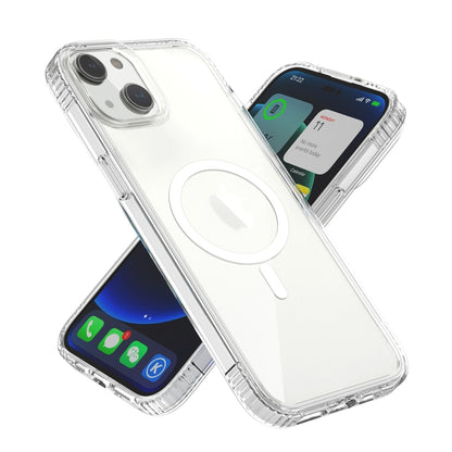 For iPhone 14 MagSafe Magnetic Phone Case (Transparent) by buy2fix
