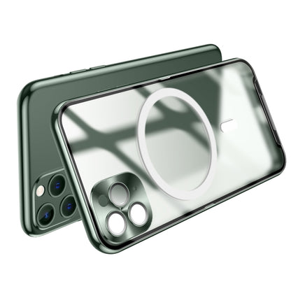 For iPhone 11 Pro MagSafe Frosted Metal Phone Case (Blue) - iPhone 11 Pro Cases by buy2fix | Online Shopping UK | buy2fix